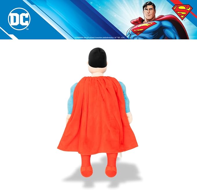 Superman DC Comics Bedding Super Soft Plush Cozy Cuddle Pillow, (Officially Licensed Product) by Franco