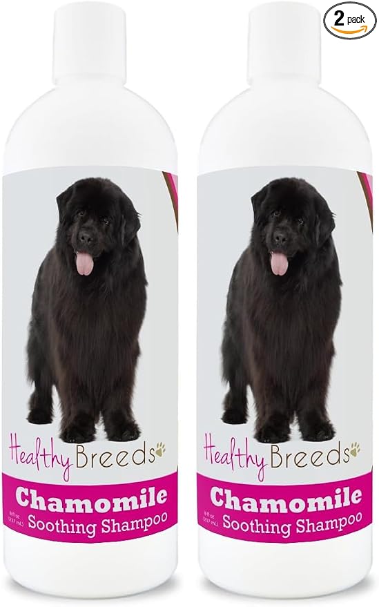 Healthy Breeds Newfoundland Chamomile Soothing Dog Shampoo 8 oz (Pack of 2)