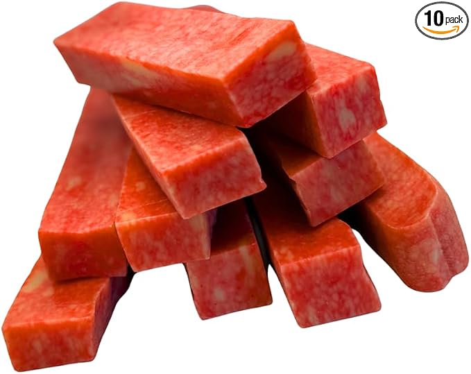 Natural Strawberry Flavor Yak Cheese Dog Chews, Long-Lasting, Large, 2 Pound, 10 Pieces