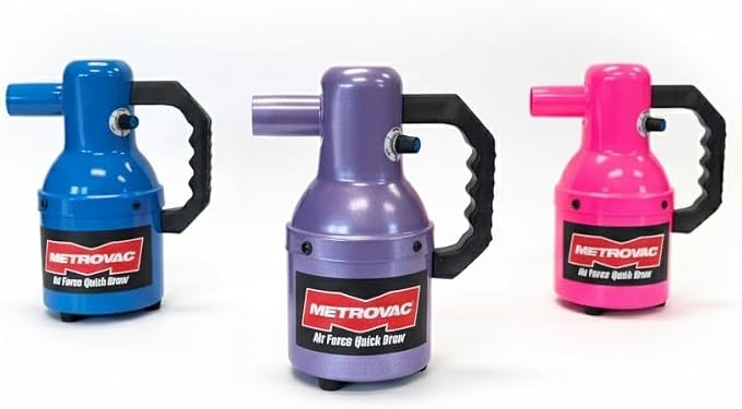 METROVAC Quick Draw Cosmic Purple Dog Dryer | Portable Pet Dryer & Dog Blow Dryer | 1.3 HP Variable Speed USA