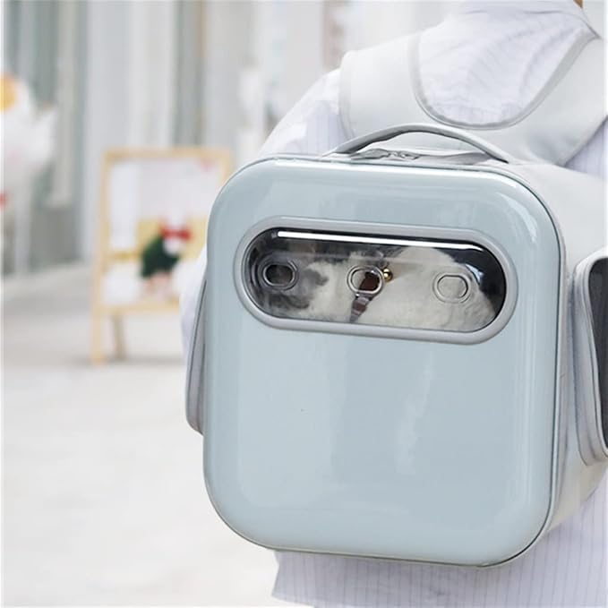OLOTU Pet Backpack Outdoor Use Cat Carrier, Airline-Approved Space Capsule Cat Backpack, Pet Backpack Carrier for Cats Dogs and Small Animals Spacious