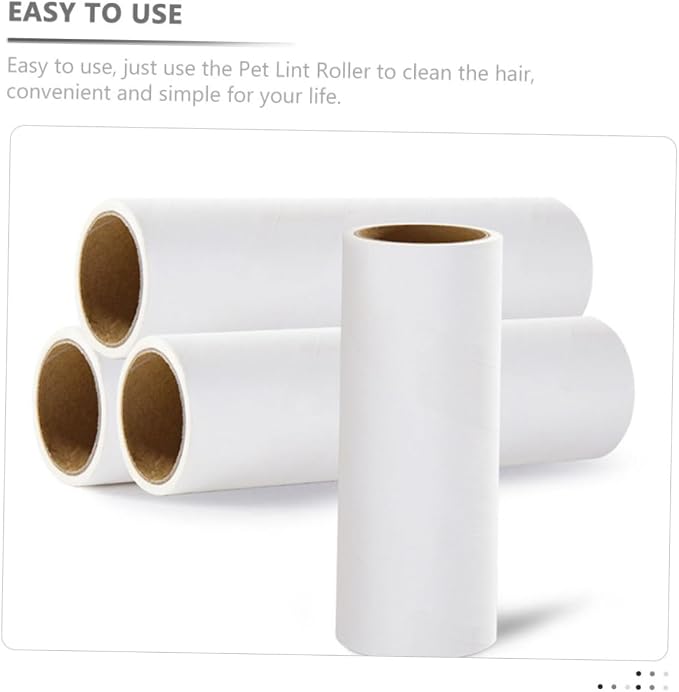 2sets Handheld Lint Roller Portable Sticky Roller for Pet Hair Removal for Clothes Furniture Car Cleaning Includes Handle and Refills
