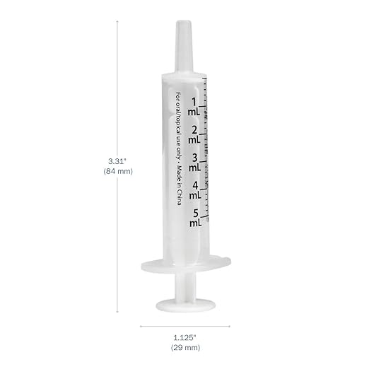 Ezy Dose Oral Syringe & Dispenser | For Liquid Medicine | 5 mL/1 TSP | (pack of 50)