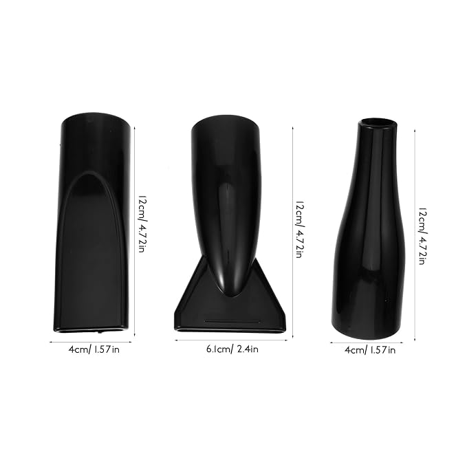MERRYHAPY 3PCS Universal Pet Grooming Hair Dryer Nozzle Abs Blower Attachment for Efficient Pet Drying with Quiet Design 3 Types