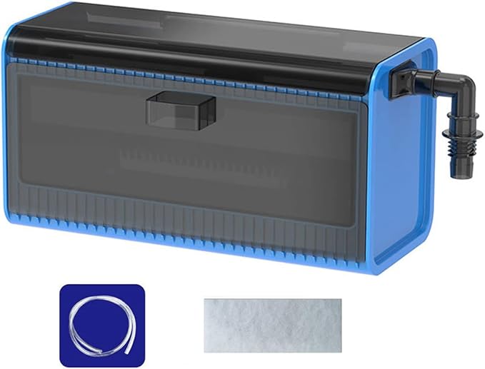LONDAFISH Aquarium Filter Box, Fish Tank Filter Waterfall Flow Fliter Box, Fountain Pump, High Lift Submersible Water Pump, Hydroponics, Filter Accessories, Filter Media (Filter Box)