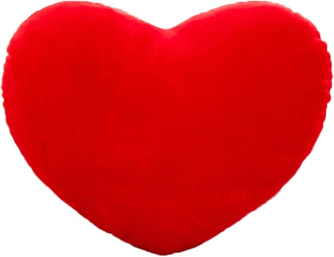 YINGGG Cute Plush Red Heart Pillow Love Pillow Cushion Toy Throw Pillows for Kids' Friends Fit for Living Heart Throw Decorative Pillows