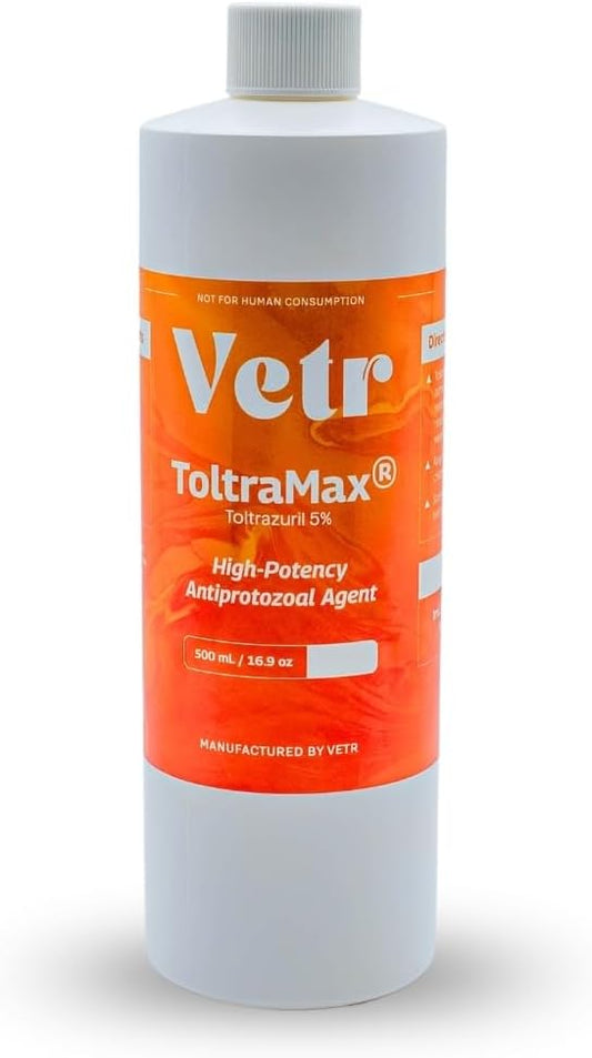 Toltrazuril 5.0% for Horses, Dogs, Cats, 500mL/16.9 Ounce, for Non-Food Chain Animals