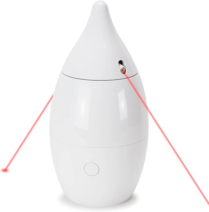 PetSafe Zoom Rotating Laser Cat Toy Includes 2 Interactive Laser Lights