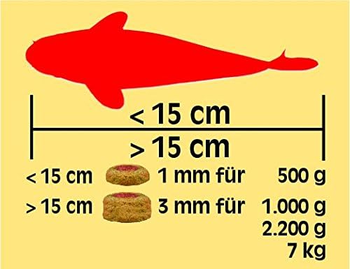 Sera Koi Professional Spring & Fall Food 15.43lb| Floating Pellets for Immune Support & Condition | for Temperatures Below 63°F | Enriched with Vitamins & Omega Fatty Acids