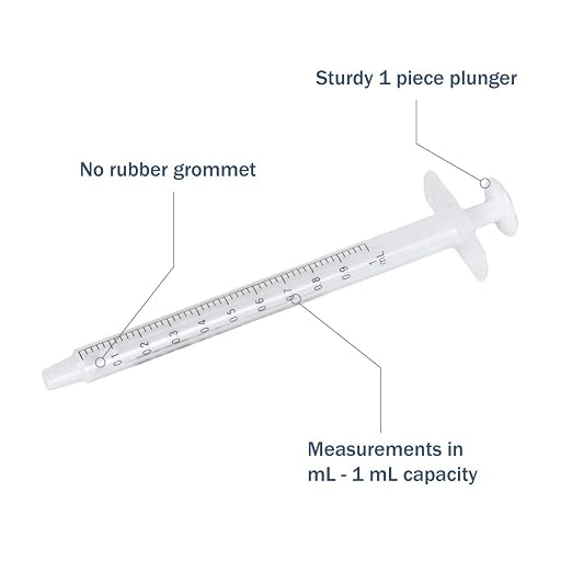 Ezy Dose Oral Syringe & Dispenser, For Liquid Medicine, 1 mL Capacity, Case of 50