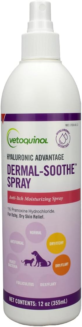 Vetoquinol MPA Dermal-Soothe Anti Itch Pet Spray, 12oz