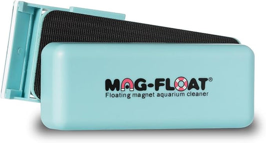 Mag-Float XL Extra Large Acrylic Aquarium Algae with Scraper Cleaner | Magfloat Floating Magnetic Fish Tank Magnet Cleaning Scrubber Brush Tool for Freshwater Saltwater Marine Reef Tanks
