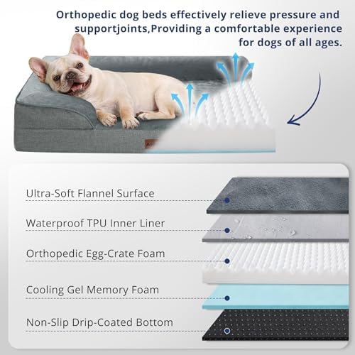 3 Step Pet Stairs & Dog Bed Large Size Dog