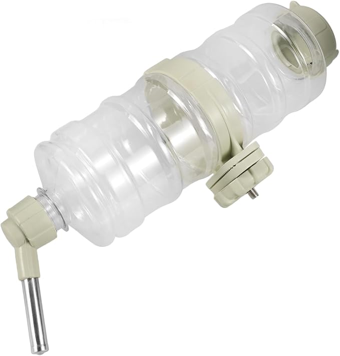 Dog Water Bottle for Crate Cage Small Animals Auto Water Dispenser Leakproof Hanging Pet Waterer 12.20X2.95X2.95In No Drip Feeder