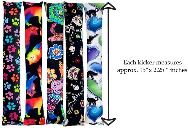 Cat kicker toy 15" set of 2, Catnip toys, silver vine toys, Cat kicker Sticks, Kitty sticks, toys for Indoor Cats, cat birthday gifts, Christmas gifts for cats, cat gift under 20, Made in USA