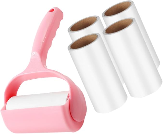 GALPADA 2sets Household Lint Remover Multi-Function Pet Hair Roller for Clothing Furniture and Bedding Includes Handle and Dust Cover Portable and Easy to Use
