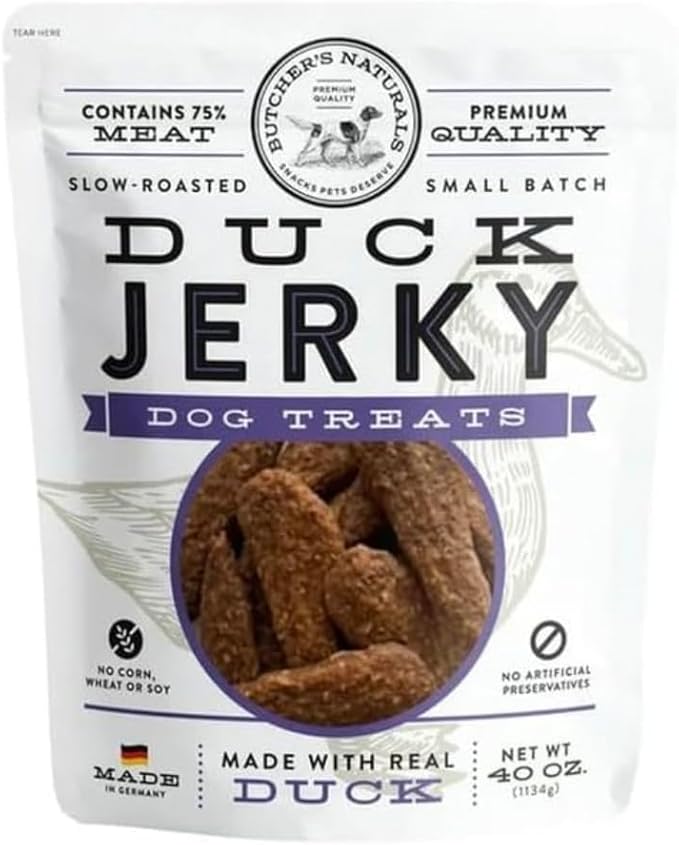 Duck Jerky Dog Treats 40 oz, 2.5 Pound (Pack of 1)