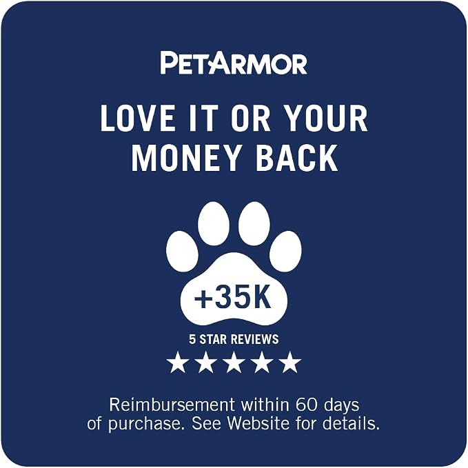 PetArmor Plus Flea and Tick Prevention for Cats, Cat Flea and Tick Treatment, 12 Doses, Waterproof Topical, Fast Acting, Cats Over 1.5 lbs