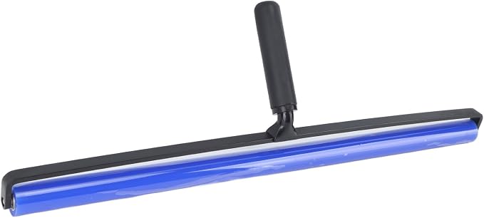 Focket Silicone Dust Roller, Reusable Pet Hair Remover with High Elasticity Fast Dust Removal Tool for Clothes Carseats Furniture, Washable Lint Roller Cleaner with Black Plastic Handle (24 inch)