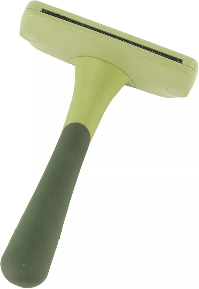 PUREPET Gentle Glide Self Cleaning Retractable Blade Dog Grooming Mat Tangle Deshedding Tool (Medium)