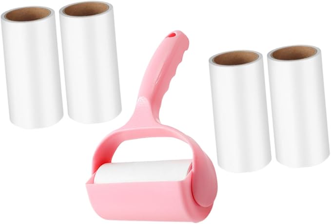 2sets Lint Roller for Pet Hair Sticky Lint Remover Handle for Clothes Furniture Carpet and More