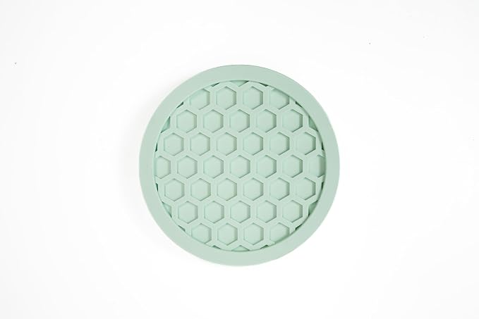 Small Big Dog's Enrichment Bowl and Lick Mat- Top Slow Feeder, Bottom Lick Mat, Soft on Nose Design Breeds, Focus on Dogs w/Short Snouts Like Frenchies, Silicone, Dishwasher Safe