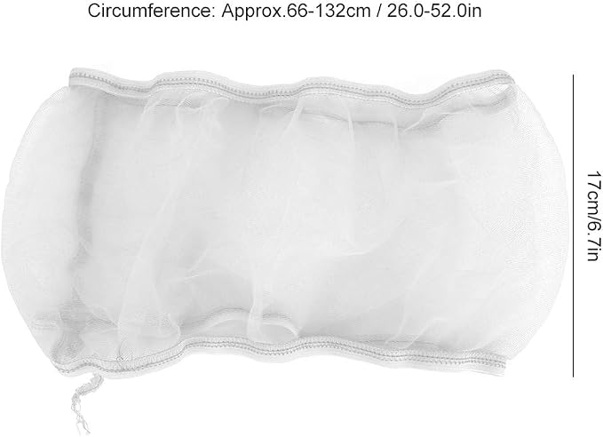 2PCS Bird Cage Cover, Adjustable Bird Cage Seed Catcher, Soft Airy Cage Net Birdcage Mesh Cover, Universal Parrots Cage Accessories (29x20cm/11.4x7.9in)