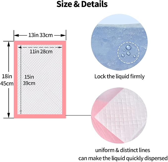 2 Pcs Guinea Pig Bed Mat Washable, Rabbit Winter Bed Pad for Indoor, Warm Small Animal Bed Mattres & Rabbit Pee Pads, Pet Toilet/ Potty Training Pads, Super Absorbent Guinea Pig Disposable Diaper