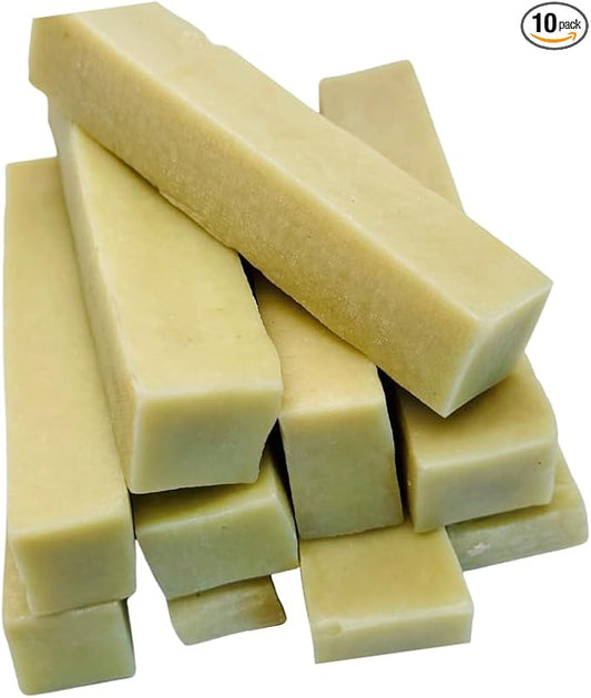 Natural Coconut Flavor Yak Cheese Dog Chews, Long-Lasting, Large, 2 Pound, 10 Pieces