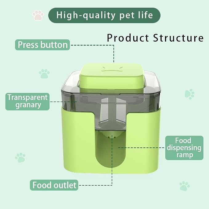 Multi-Functional Dog Puzzle Toy Large-Capacity Treat Dispenser Features Treat Release Function Ideal for IQ Training and Entertainment Suitable for All Dogs (Pink)
