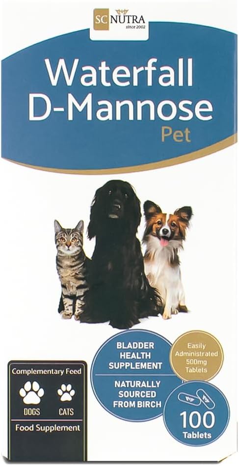 D-Mannose Pet Tablets for Cats & Dogs by SC Nutra
