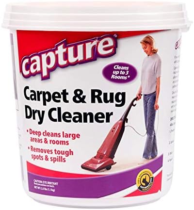 Capture Carpet & Rug Dry Cleaner (2.5lb) & Pre-Mist Soil Release for Carpet Dry Cleaner, Carpet Cleaning Pre Spray (2 Pack) - Bundle