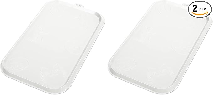Van Ness Pets Large Waterproof Food and Water Bowl Mat for Dogs, Cats (Pack of 2)