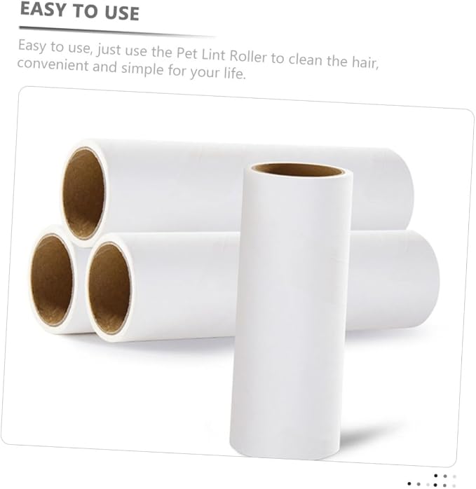 5 Sets Pet Hair for Couch Furniture Sticky Lint Roller Brush for Dog Cat Hair Removal Portable Cleaning Roller for Lint and Fluff