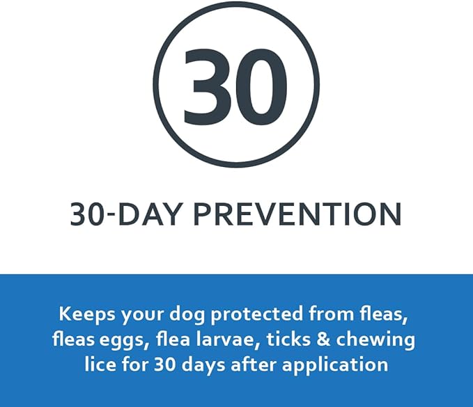 Sentry Fiproguard for Dogs, Flea and Tick Prevention for Dogs (23-44 Pounds), Includes 6 Month Supply of Topical Flea Treatments