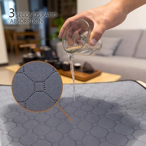 5 Pack Guinea Pig Cage Liners,Guinea Pig Fleece Cage Liners12 X 12" Super Absorbent Washable Pee Pads Reusable for Rabbit Hamster Chinchilla