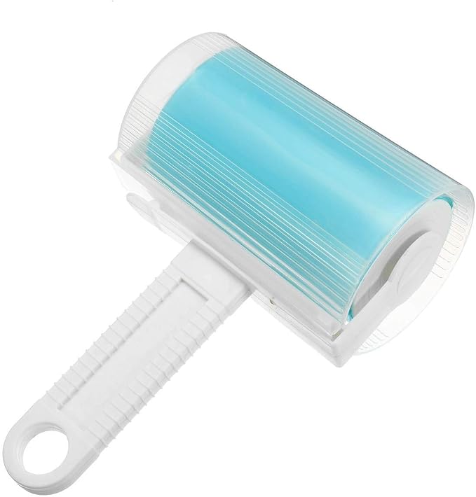 3Pcs Washable Roller Cleaner Lint Sticky Picker Pet Hair Dust Remover Brusher Quickly Plastic + TPR for Clothes Carpets Furnit