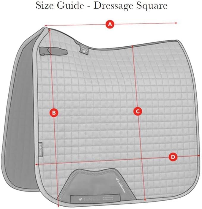 LeMieux Suede Dressage Square - English Saddle Pads for Horses - Equestrian Riding Equipment and Accessories