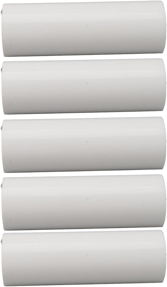 Lint Roller Refills 6 Inch, 5 Pack Extra Sticky Static Free Sheets for Clothes and Pet Hair - Strong Adhesion, Easy Roll - Off, Ideal for Clothes and Furniture (30.5cm / 12in)