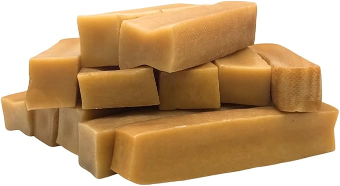 Premium Yak Cheese Himalayan Dog Chews - Natural Yak Chews for Large and Small Dogs - Yak Milk Dog Chew - Long-Lasting Treats Aggressive Chewers - Large, 2 Pounds (10 Pieces)