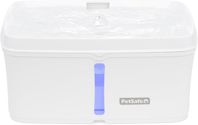 PetSafe Viva Pet Fountain for Cats and Dogs 4.1L/140 oz, Indoor Cat Water Fountain with Ultra Quiet Pump, Dishwasher Safe, Easy to Clean, Water Filters Included