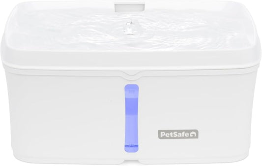 PetSafe Viva Pet Fountain for Cats and Dogs 4.1L/140 oz, Indoor Cat Water Fountain with Ultra Quiet Pump, Dishwasher Safe, Easy to Clean, Water Filters Included