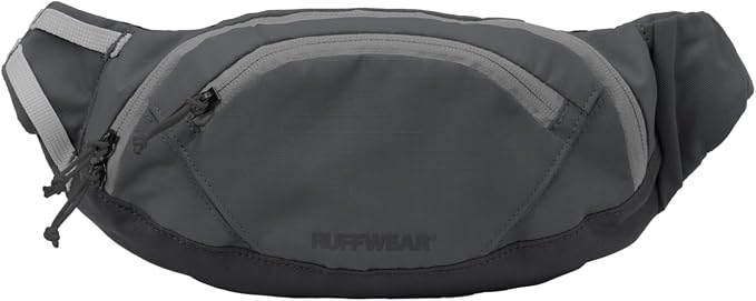 Ruffwear, Home Trail Hip Pack, Dog Walking Fanny Pack Crossbody with Adjustable Belt, Treat Pouch, Poop Bag Holder, Phone Pocket, Hands-Free for Training, Hiking, Running, Travel, Granite Gray