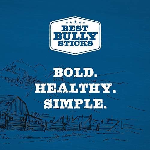 Best Bully Sticks 2-4 Inch Junior Bully Sticks for Dogs - 8 oz (Pack of 1) - Natural Grass-Fed Beef, Grain and Rawhide Free, Small Breeds, Puppies