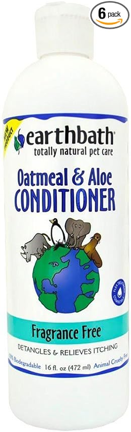 Earthbath Oatmeal and Aloe Conditioner (6 Pack), 16 oz