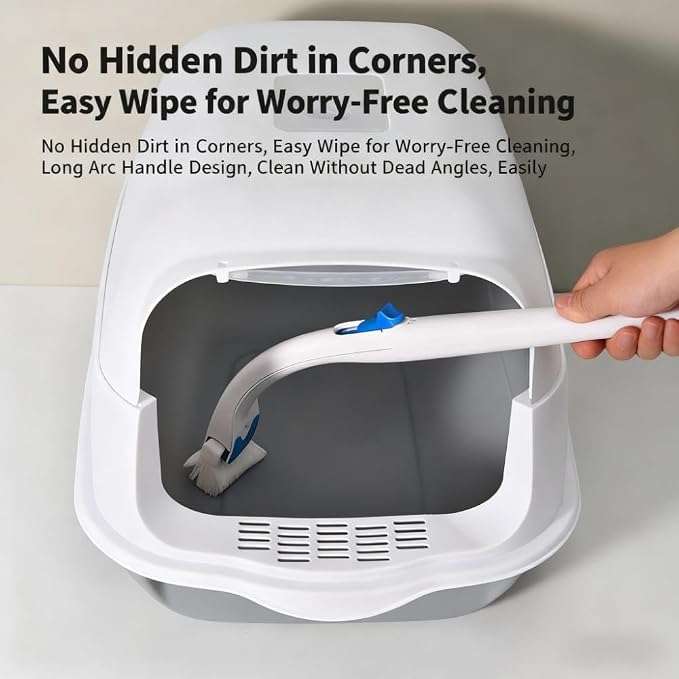 Smart Cat Litter Box Accessories Waterproof Pad Soft Fabric Liner/Pad Soft Mat Removable Liner for 95L Automatic Cat Litter Box (Two Pad with Cleaning Set) | Soft Fabric Liner, Soft Mat, Removable Liner, For 95L Automatic Cat Litter Box