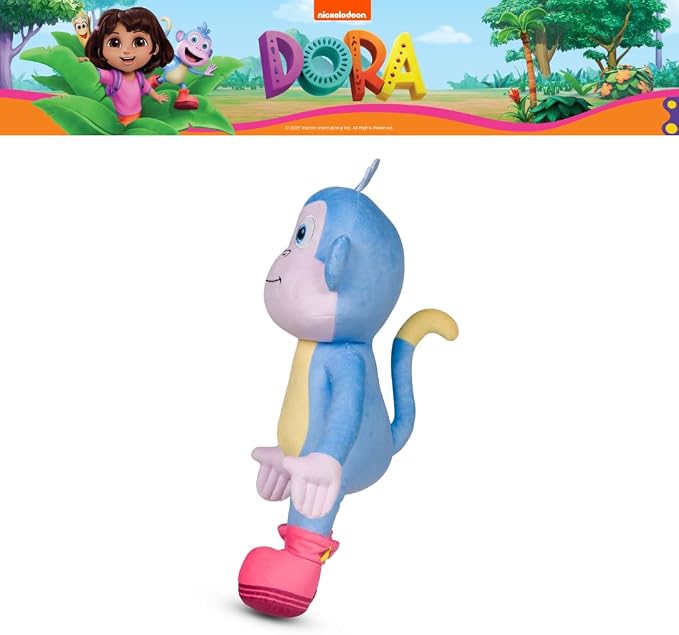 Franco Dora The Explorer Boots Cuddle Pillow Buddy, Kids Bedding Super Soft Cozy Monkey Pillow, (Officially Licensed Product)