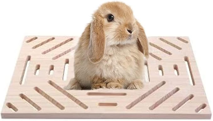 Litewoo Rabbit Scratching Board Molar Chew Toy Cage Mat Board for Rabbit Chinchilla Ferrets Guinea Pig Squirrel Hamster...