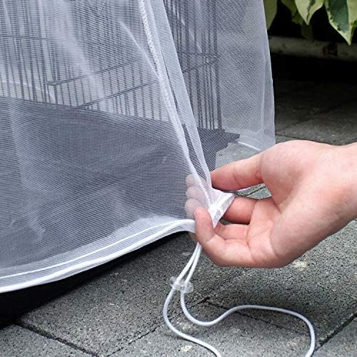 ASOCEA 2Pcs Bird Cage Seed Catcher Birdcages Extra Large Nylon Mesh Netting for Parakeets Cockatiel