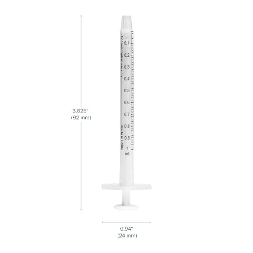 Ezy Dose Oral Syringe & Dispenser, For Liquid Medicine, 1 mL Capacity, Case of 50